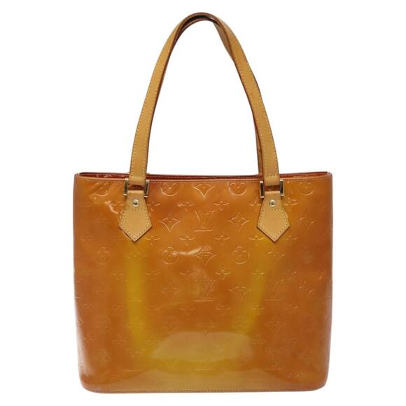 LOUIS VUITTON Monogram Vernis Houston Hand Bag Beige M91004 - Picture 13 of 16